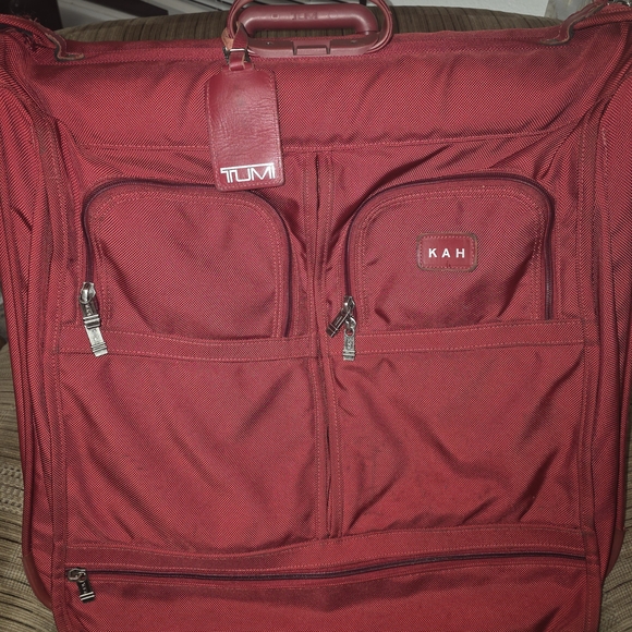 TUMI Ballistic Alpha Two Wheeled Luggage Garment Bag Nylon.